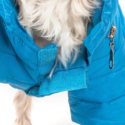Show full view: Pet Life Lightweight Sporty Avalanche Dog Coat, Large, Blue slide 7 of 10