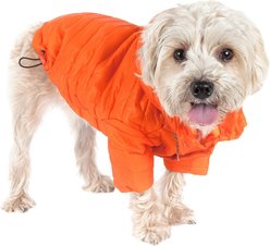 Pet Life Lightweight Sporty Avalanche Dog Coat, Orange, Small