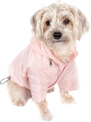 Show full view: Pet Life Lightweight Sporty Avalanche Dog Coat, Pink, Medium slide 3 of 11