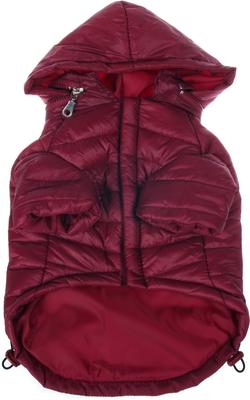 Show full view: Pet Life Lightweight Sporty Avalanche Dog Coat, Red, Medium slide 6 of 12