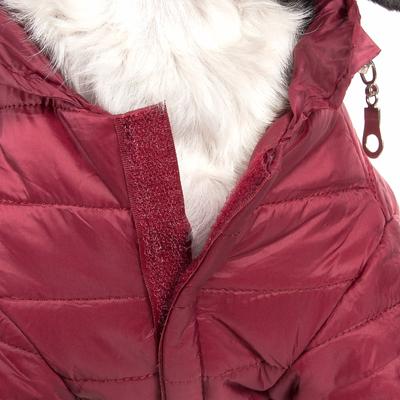 Show full view: Pet Life Lightweight Sporty Avalanche Dog Coat, Red, Medium slide 8 of 12