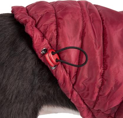 Show full view: Pet Life Lightweight Sporty Avalanche Dog Coat, Red, Medium slide 9 of 12