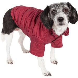 Pet Life Lightweight Sporty Avalanche Dog Coat, Red, Small