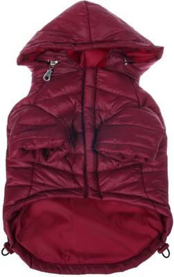 Show full view: Pet Life Lightweight Sporty Avalanche Dog Coat, Red, Small slide 6 of 11