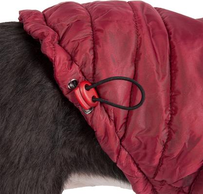 Show full view: Pet Life Lightweight Sporty Avalanche Dog Coat, Red, Small slide 8 of 11