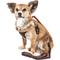 Show in main carousel: Pet Life Luxe Furracious 2-In-1 Mesh Reversible Dog Harness & Leash, Dark Cocoa Brown, Medium slide 1 of 8