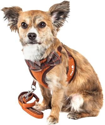 Show full view: Pet Life Luxe Pawsh 2-In-1 Mesh Reversible Dog Harness-Leash, Medium slide 3 of 11