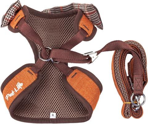 Show full view: Pet Life Luxe Pawsh 2-In-1 Mesh Reversible Dog Harness-Leash, Medium slide 7 of 11