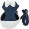 Show in main carousel: Pet Life Luxe Pom Draper 2-In-1 Mesh Reversible Dog Harness & Leash, X-Small slide 3 of 6