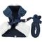 Show in main carousel: Pet Life Luxe Pom Draper 2-In-1 Mesh Reversible Dog Harness & Leash, X-Small slide 4 of 6