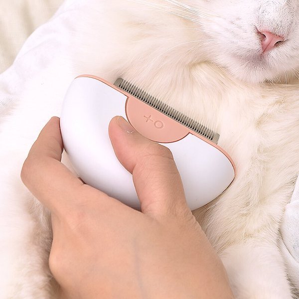 Show full view: Pet Life LYNX 2-in-1 Travel Connecting Grooming Dog & Cat Comb & Deshedding Tool, Brown, Large slide 8 of 10