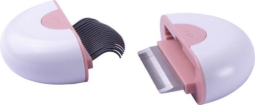 Show full view: Pet Life LYNX 2-in-1 Travel Connecting Grooming Dog & Cat Comb & Deshedding Tool, Pink, Small slide 4 of 11
