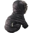 Show in main carousel: Pet Life Metallic Parka Dog Coat, Large, Black slide 3 of 11