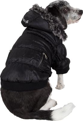 Pet Life Metallic Parka Dog Coat