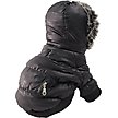 Show in main carousel: Pet Life Metallic Parka Dog Coat, Medium, Black slide 3 of 11