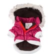 Show in main carousel: Pet Life Metallic Parka Dog Coat, Medium, Pink slide 4 of 11