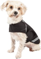 Pet Life Multi-Purpose Protective Shell Dog Coat, Black, Small