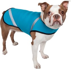Pet Life Multi-Purpose Protective Shell Dog Coat, Blue, Large