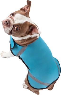 Show full view: Pet Life Multi-Purpose Protective Shell Dog Coat, Blue, Large slide 3 of 8