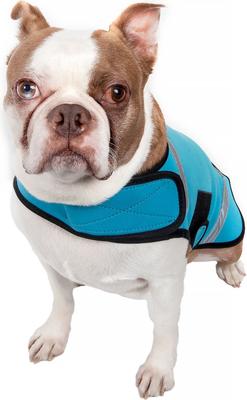 Show full view: Pet Life Multi-Purpose Protective Shell Dog Coat, Blue, Large slide 4 of 8