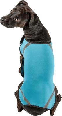 Show full view: Pet Life Multi-Purpose Protective Shell Dog Coat, Blue, Medium slide 3 of 7