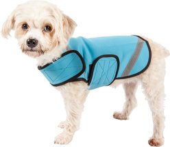 Pet Life Multi-Purpose Protective Shell Dog Coat, Blue, Small