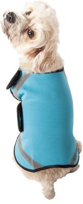 Show full view: Pet Life Multi-Purpose Protective Shell Dog Coat, Blue, Small slide 3 of 7