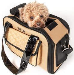 Pet Life Mystique Airline Approved Fashion Dog Carrier, Khaki slide 2 of 8