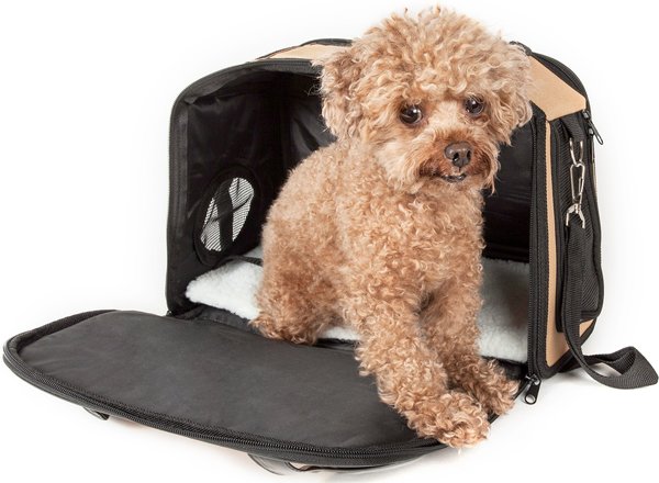 Show full view: Pet Life Mystique Airline Approved Fashion Dog Carrier, Khaki slide 4 of 8