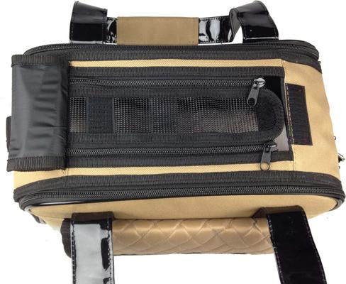 Show full view: Pet Life Mystique Airline Approved Fashion Dog Carrier, Khaki slide 8 of 8