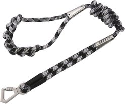 Pet Life Neo-Craft Handmade Knot-Gripped Training Dog Leash, Black