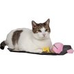 Show in main carousel: Pet Life Paw-Pleasant Eco-Natural Sisal & Jute Hanging Carpet Kitty Cat Scratcher & Toy, Pink / Grey slide 2 of 3