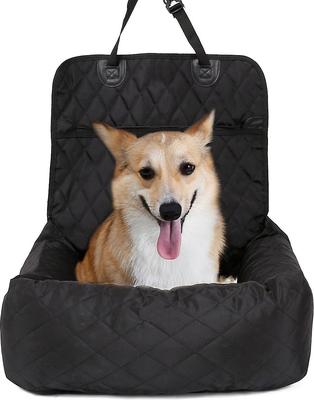 Show full view: Pet Life Pawtrol Dual Converting Travel Safety Carseat Dog & Cat Bed, Black slide 2 of 2