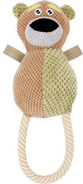 Pet Life Plush Huggabear Squeaky Dog Toy
