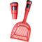Show in main carousel: Pet Life Poopin-Scoopin Litter Shovel with Built-In Waste Bag Handle Holster Dog & Cat Poop-Scoop, Red slide 1 of 1