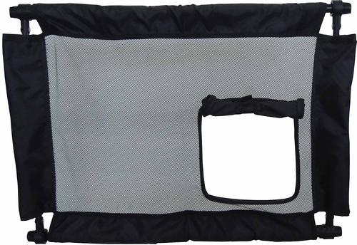 Show full view: Pet Life Porta-Gate Travel Collapsible & Adjustable Dog Gate, Black slide 2 of 4