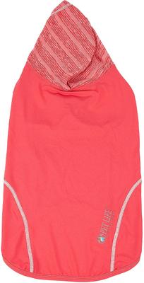 Show full view: Pet Life Premium Stretch Active Dog Sleeveless Hoodie, Red, X-Large slide 6 of 10