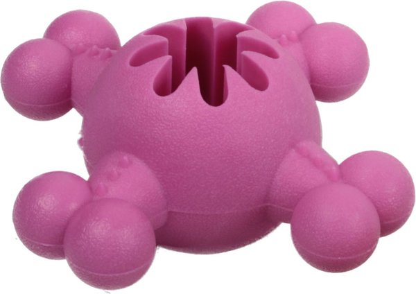 Show full view: Pet Life Quadra-Bone Treat Dispensing Dog Toy, Pink slide 1 of 2
