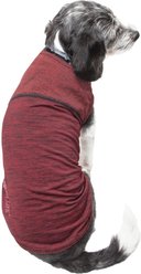 Pet Life Quick-Dry Stretch Active Dog T-Shirt, Maroon, X-Small
