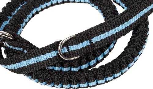 Show full view: Pet Life Retract-A-Wag Shock Absorption Stitched Durable Dog Leash, Blue slide 4 of 5