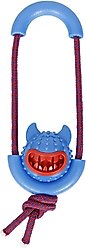 Pet Life Sling-Away Treat Dispensing Launcher Squeaky Dog Toy, Blue