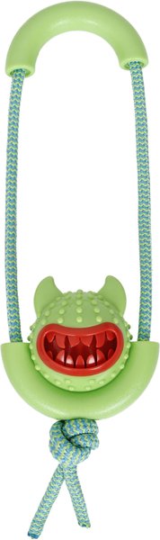 Pet Life Sling-Away Treat Dispensing Launcher Squeaky Dog Toy