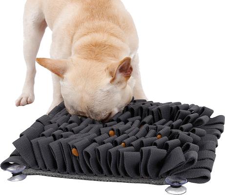 Show full view: Pet Life Sniffer Grip Interactive Anti-Skid Suction Snuffle Dog & Cat Mat, Grey slide 2 of 6