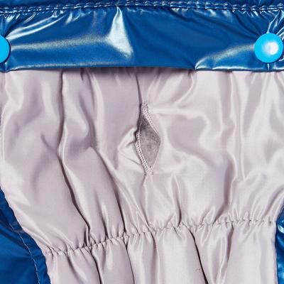 Show full view: Pet Life Sporty Vintage Aspen Dog Ski Jacket, Blue, Small slide 6 of 11