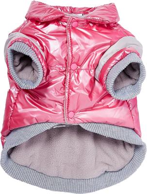 Show full view: Pet Life Sporty Vintage Aspen Dog Ski Jacket, Pink, X-Small slide 5 of 11