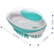 Show in main carousel: Pet Life Swasher Shampoo Dispensing Massage & Bathing Dog & Cat Brush slide 3 of 11