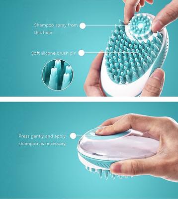 Show full view: Pet Life Swasher Shampoo Dispensing Massage & Bathing Dog & Cat Brush slide 8 of 12