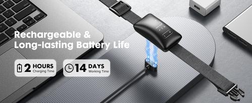 Show full view: Pet Life Trundle Waterproof Dog Bark Collar, Black slide 7 of 8