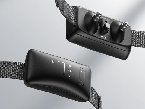 Show full view: Pet Life Trundle Waterproof Dog Bark Collar, Black slide 3 of 8