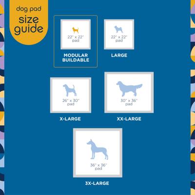 Show full view: Pet Life Unlimited Create-a-Size Modular Dog Pee Pads, 22 x 22-in, 50 count, Unscented slide 8 of 11